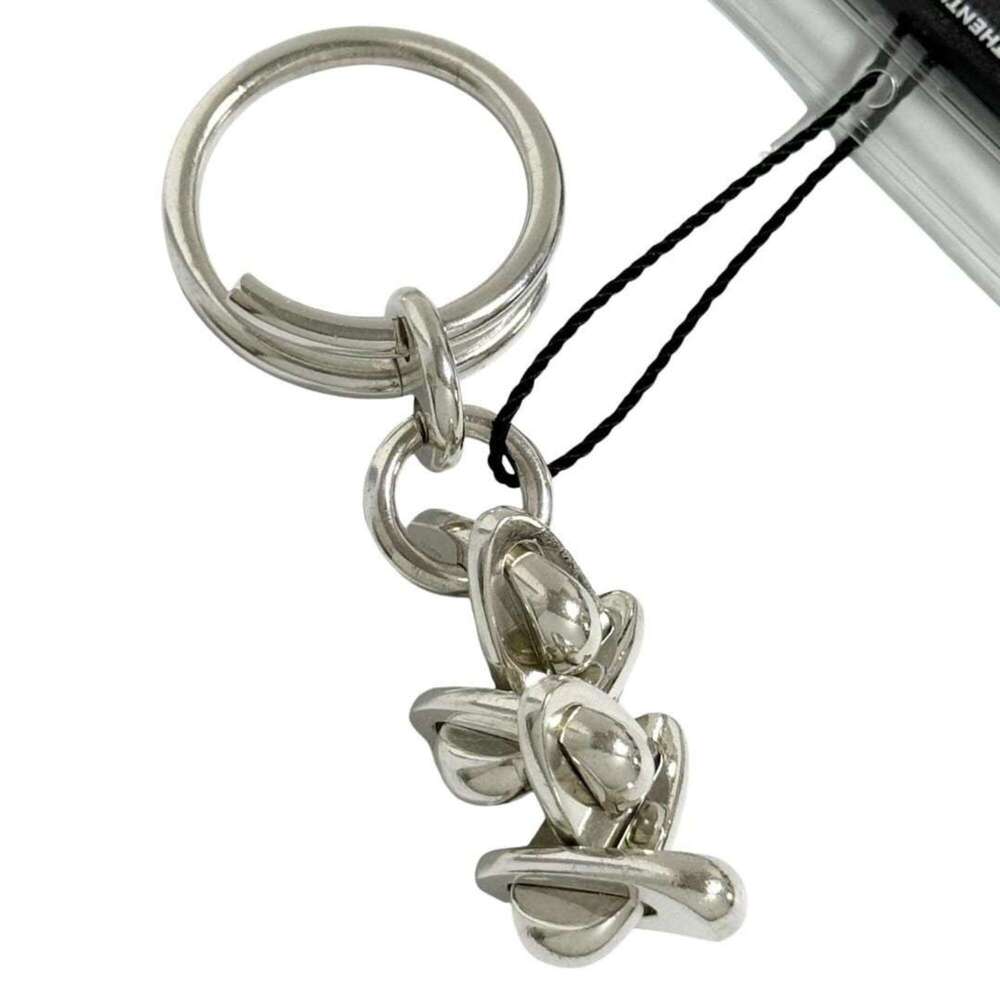 Hermes Men's/Women's Rendesaba Keyring/Keychain/Bag Charm, Sterling Silver 925
